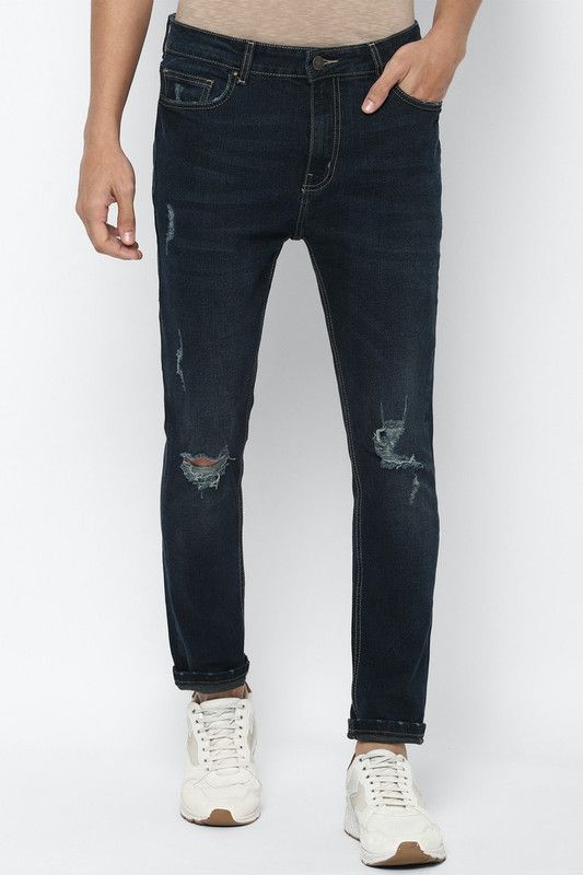Men Regular Mid Rise Light Green Jeans
