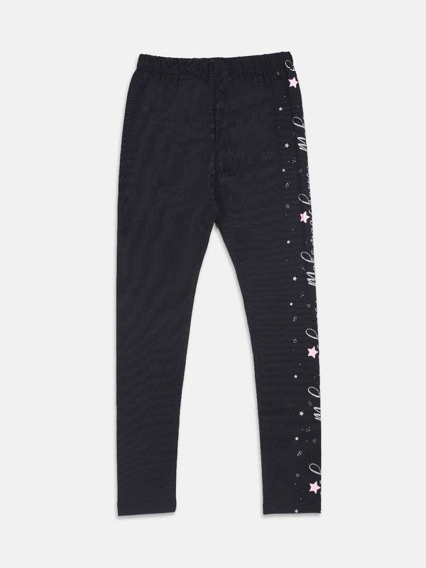 Legging For Baby Girls  (Dark Blue Pack of 1)