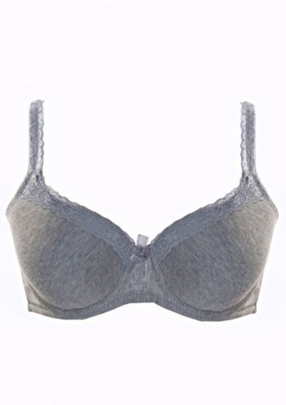 Women T-Shirt Bra  (Grey)