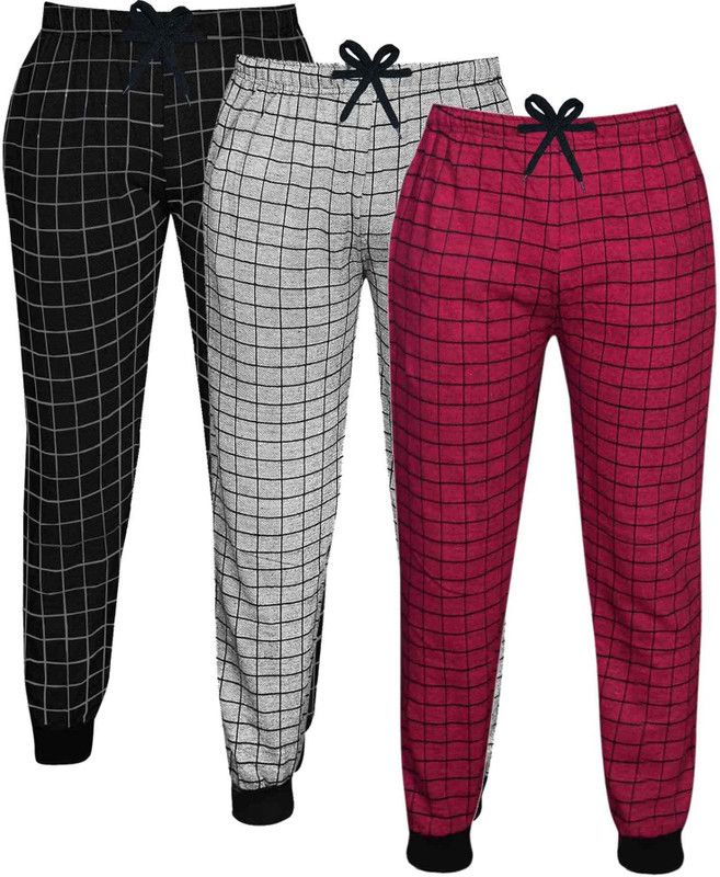 Track Pant For Boys & Girls  (Maroon, Pack of 3)