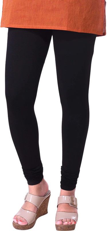 V V EXIM Ankle Length Western Wear Legging  (Black, Solid)