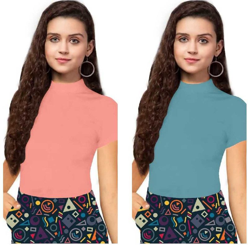 Casual Women Pink, Blue Top
