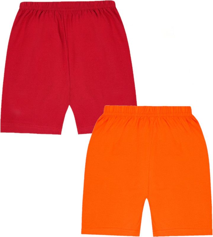 Short For Boys Casual Solid Cotton Jersey  (Multicolor, Pack of 2)