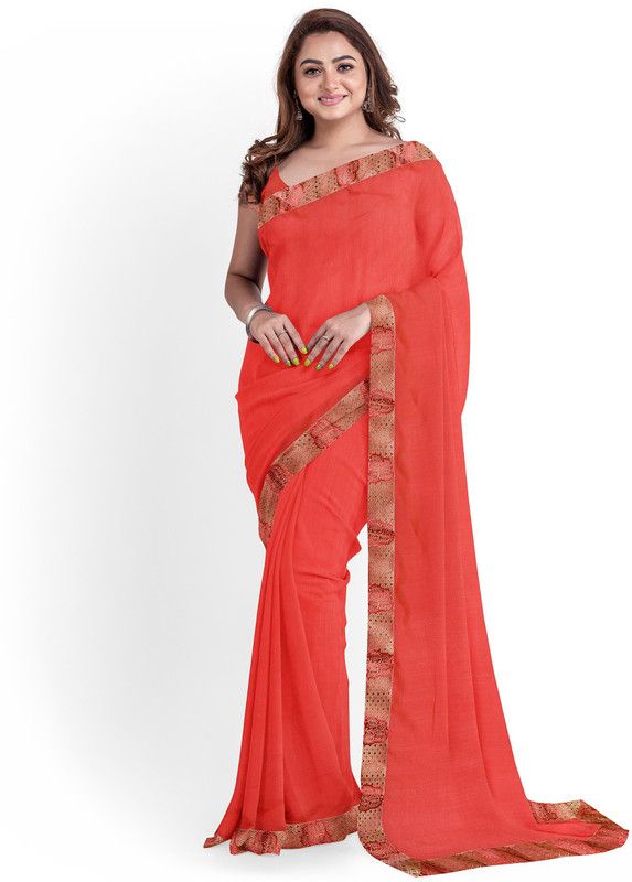 Self Design Paithani Art Silk Saree  (Red)