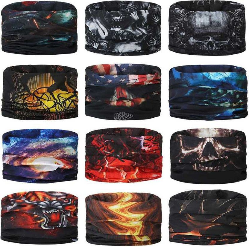 Men & Women, Boys & Girls Printed Bandana  (Pack of 12)