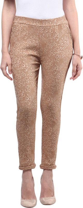 Sakhi Sang Beige Jegging  (Printed)
