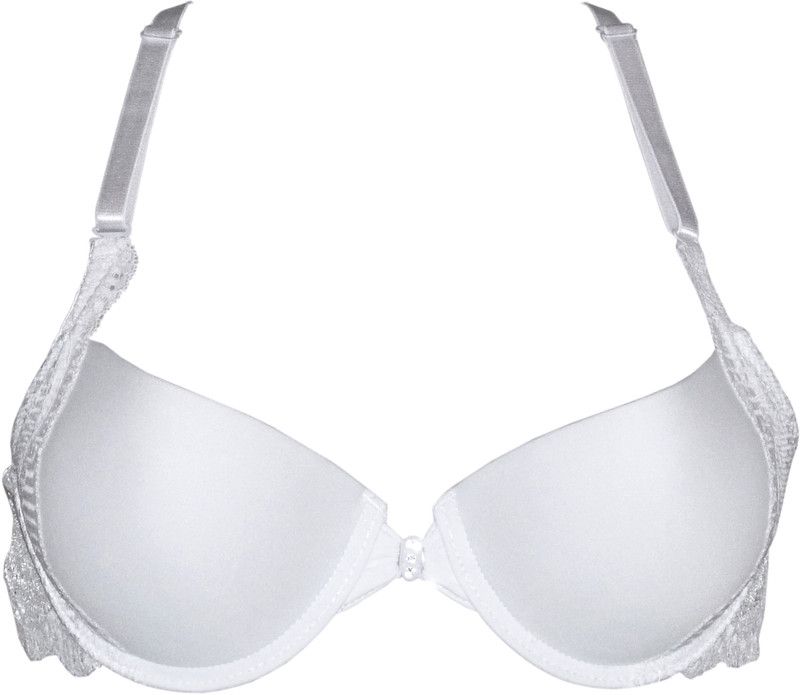 Women Push-up Bra  (White)