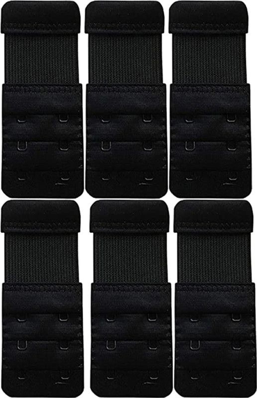 Beach Curve Hook Extender  (Black Pack of 6)