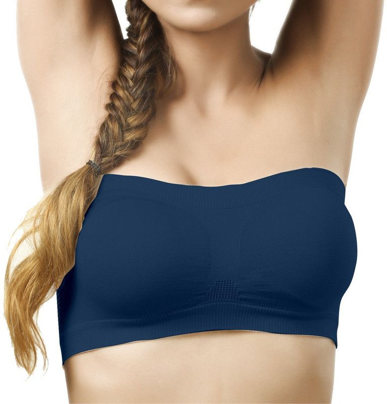 Women Sports Bra  (Blue)