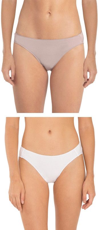 Pack of 2 Women Bikini Grey, White Panty