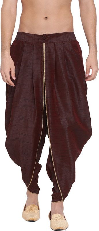 VASTRAMAY Self Design Men Dhoti