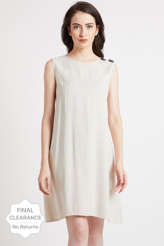 Women Shift White Dress