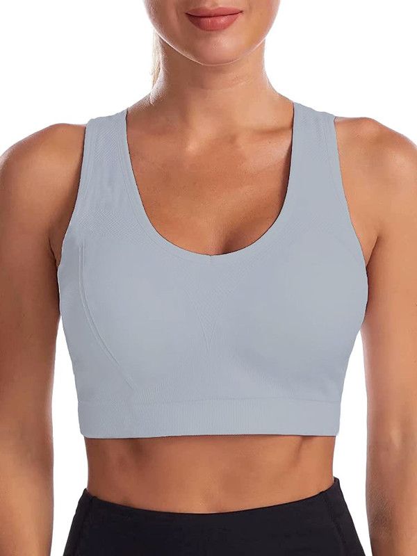 Women Full Coverage Lightly Padded Bra  (Light Blue)