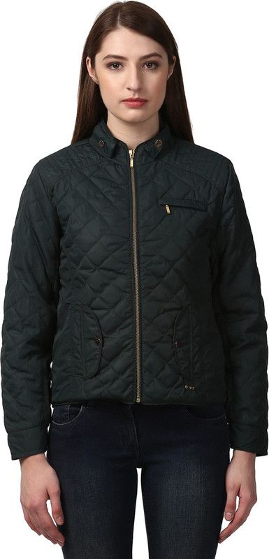 Women Textured Quilted Jacket
