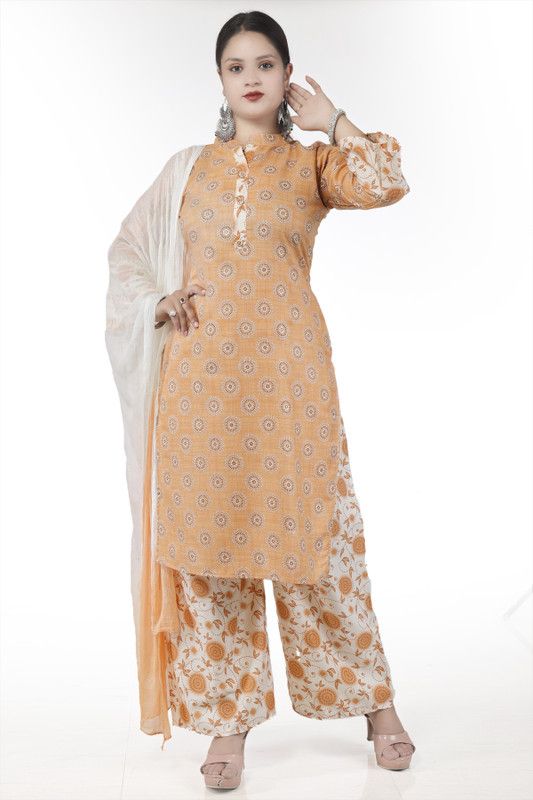 Women Salwar and Dupatta Set Cotton Rayon