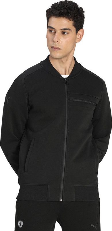 Ferrari Style Swt Jkt slim Men Solid Casual Jacket
