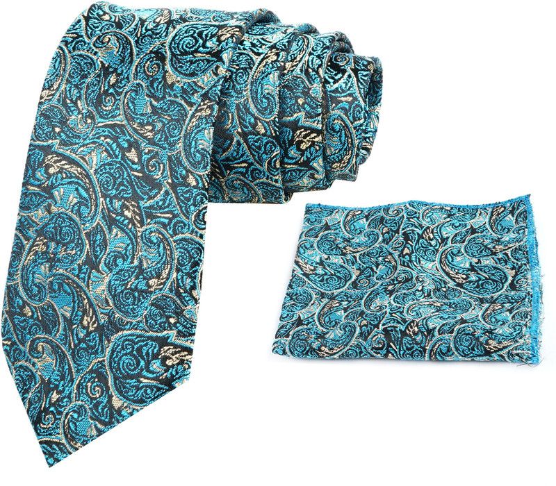 AXLON Self Design Tie  (Pack of 2)