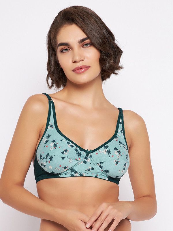 Women Everyday Non Padded Bra  (Green)