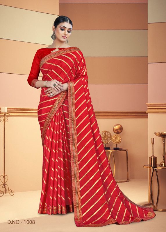 Solid, Embellished, Dyed, Self Design, Printed Banarasi Art Silk, Pure Silk Saree  (Red)