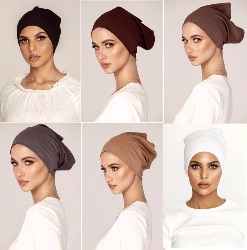 Solid Skull Cap  (Pack of 6)