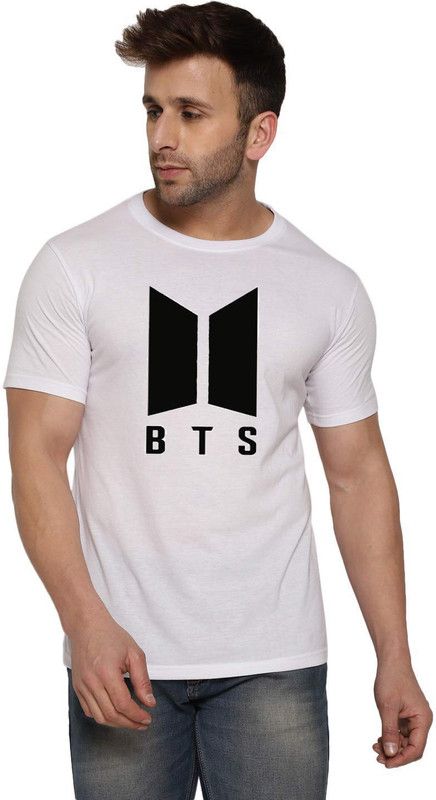 spider Men Printed Round Neck Cotton Blend White T-Shirt