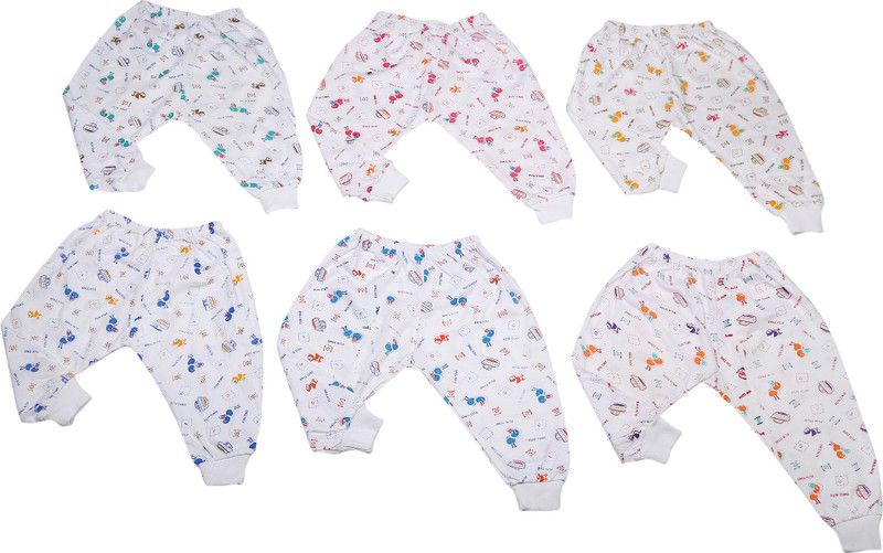 Legging For Baby Girls  (White Pack of 6)