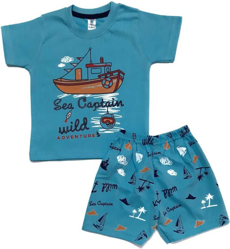 Baby Boys & Baby Girls Casual Vest Pant  (Blue)