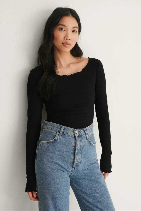 Casual Regular Sleeves Solid Women Black Top