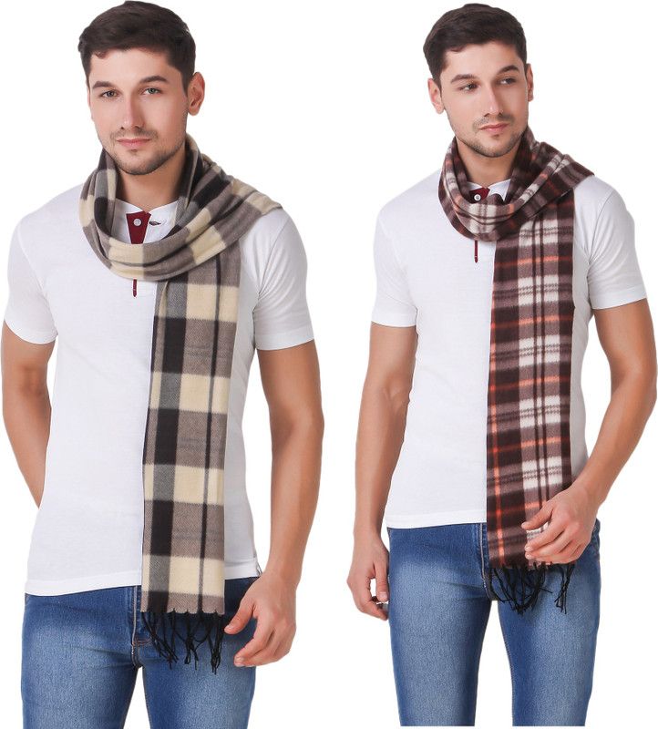 Fit N Fine Checkered Men & Women Muffler