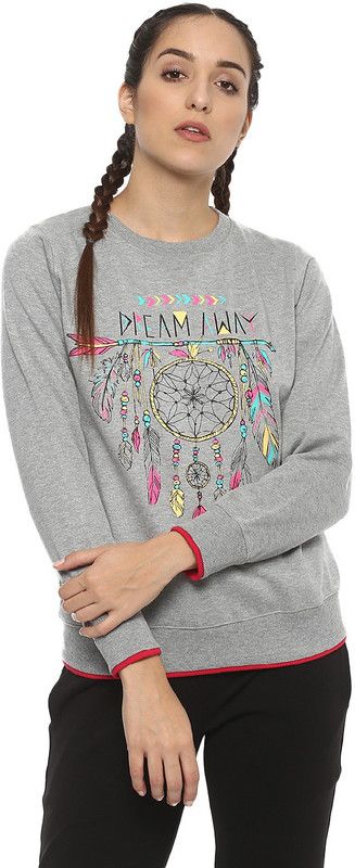 CAYMAN Round Neck Printed Women Pullover