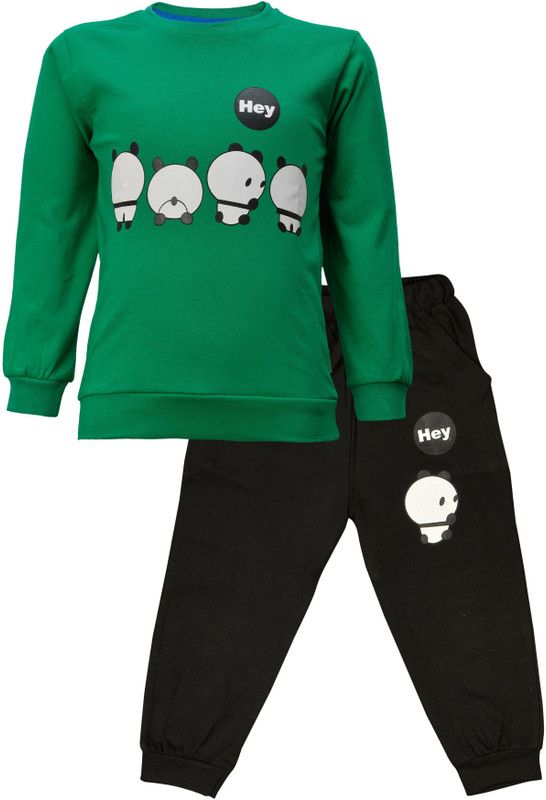 Boys & Girls Kung Fu Panda Casual Dress Dress  (Green)