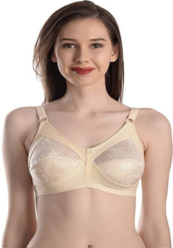 BRAZIL non padded bra for women Women Full Coverage Non Padded Bra  (Beige)