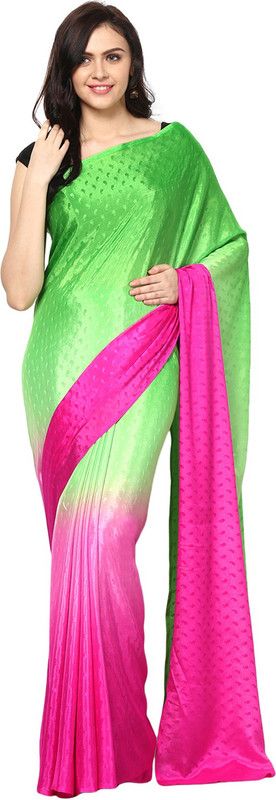 Self Design Daily Wear Crepe Saree  (Multicolor)