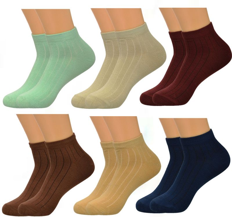 Men & Women Solid Knee High  (Pack of 6)