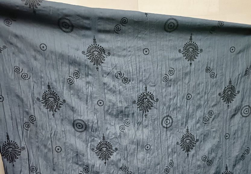 Unstitched Cotton Blend Lace Self Design