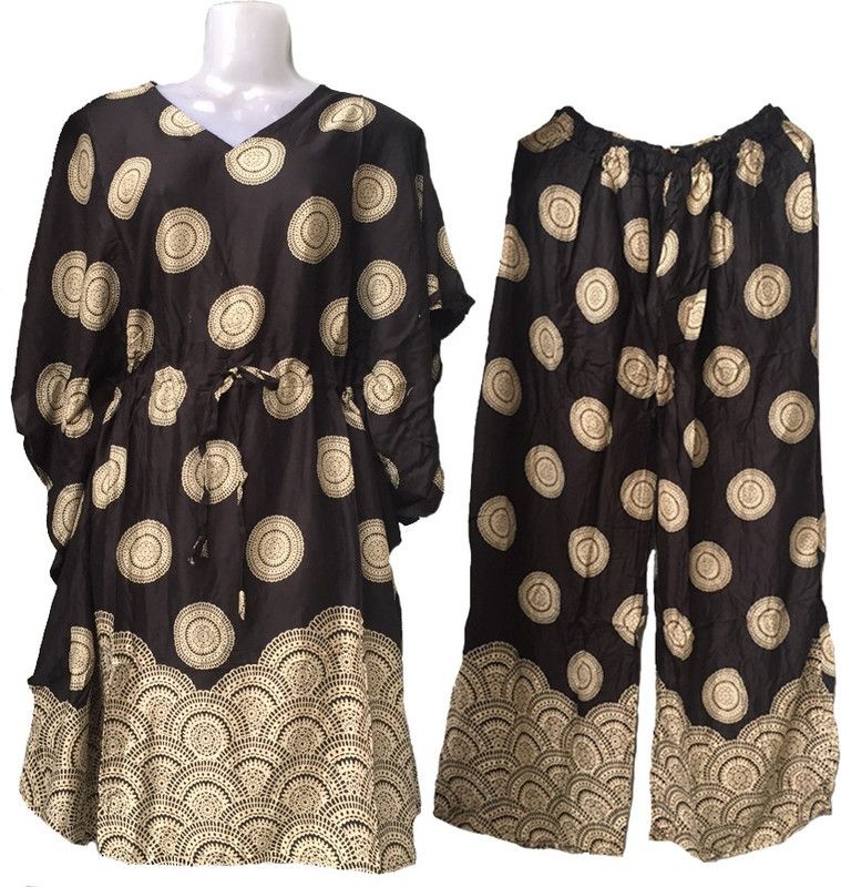Women Kaftan & Pant Viscose Rayon