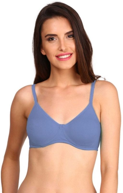 Women Balconette Non Padded Bra  (Blue)