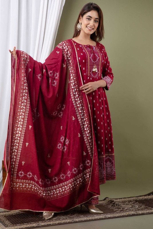Women Palazzo and Dupatta Set Viscose Rayon