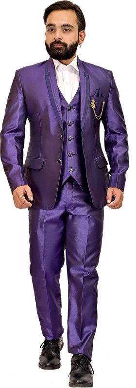 Slim Men Single Breasted Suit