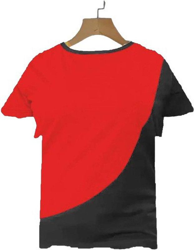 WOMEN T-SHIRT OLIVE Women Solid Round Neck Cotton Blend Red T-Shirt