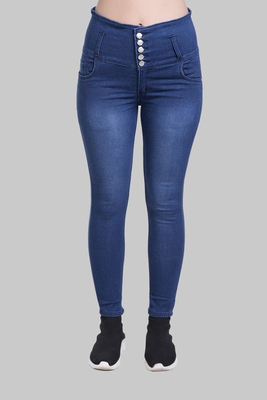 Skinny Women Dark Blue Jeans