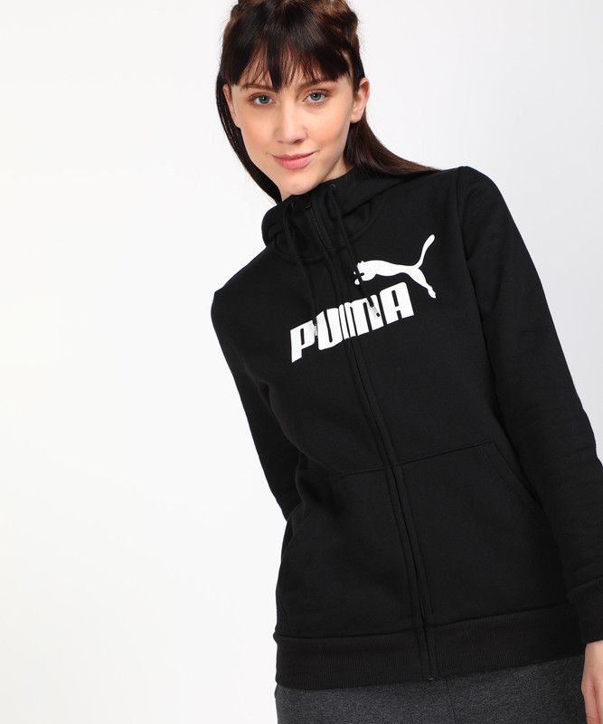 ESS Logo Full-Zip Hoodie Women Printed Sports Jacket