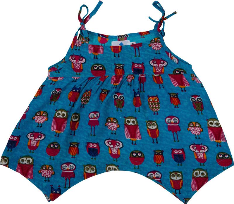 Girls Casual Rayon Cami Top  (Blue, Pack of 1)