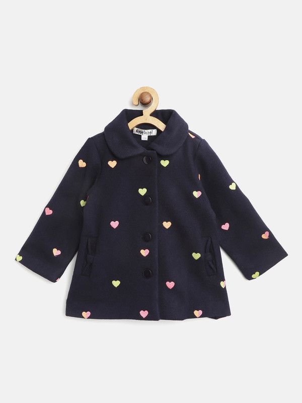 Baby Girls Embroidered Casual Jacket