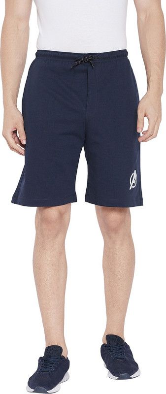 Graphic Print Men Blue Regular Shorts