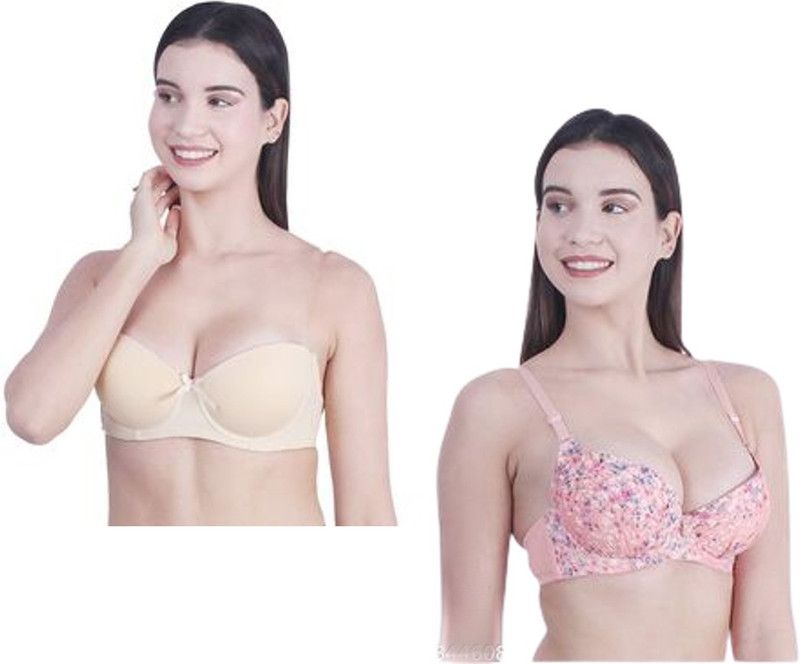 Women Push-up Lightly Padded Bra  (Multicolor)