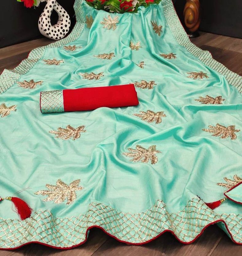 Embroidered Assam Silk Pure Silk Saree  (Red)