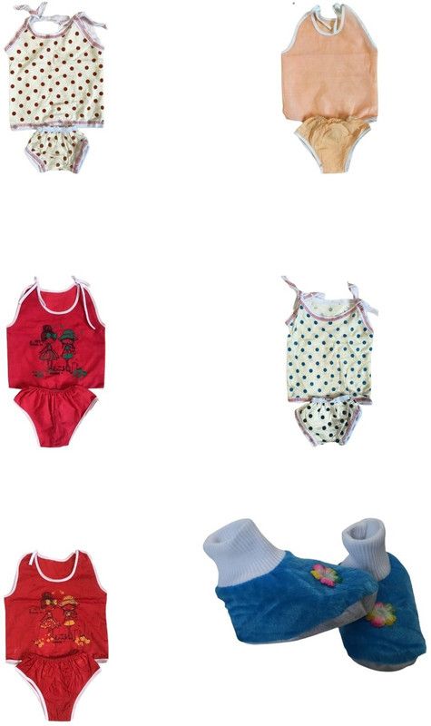 Baby Boys Casual Vest Shorts  (Multicolor)