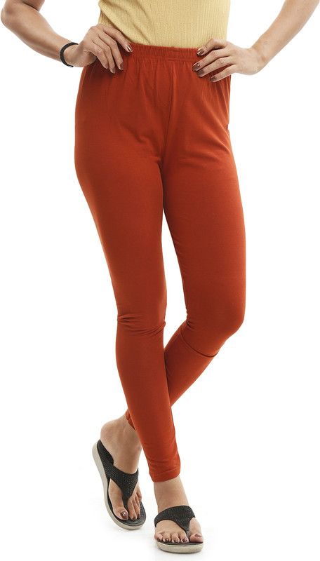SEIEZO FASHIONZ Ankle Length Western Wear Legging  (Brown, Solid)
