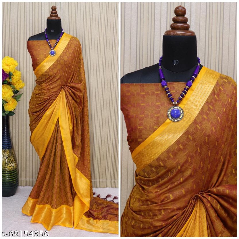 Printed Dharmavaram Pure Silk Saree  (Maroon)